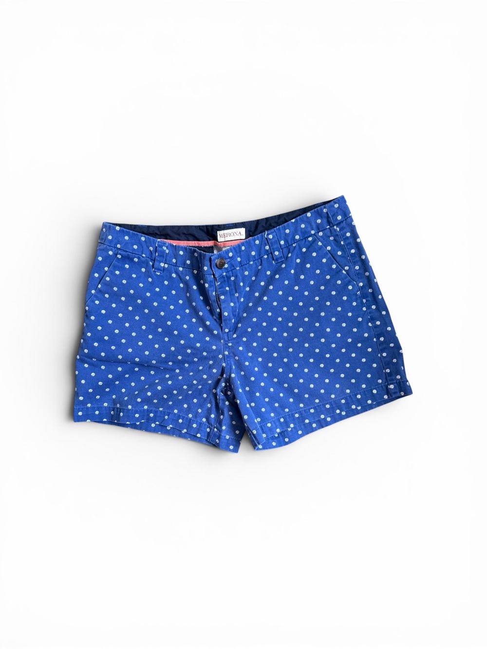 Merona/Universal Thread Women Navy Denim, Coral Pink & Polka Dot Blue Shorts Set - Picture 6 of 10